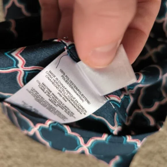 Brooks Brothers Geometric Monogram Preppy Quiet Luxury Old Money Top Blouse 16 - Picture 7 of 8